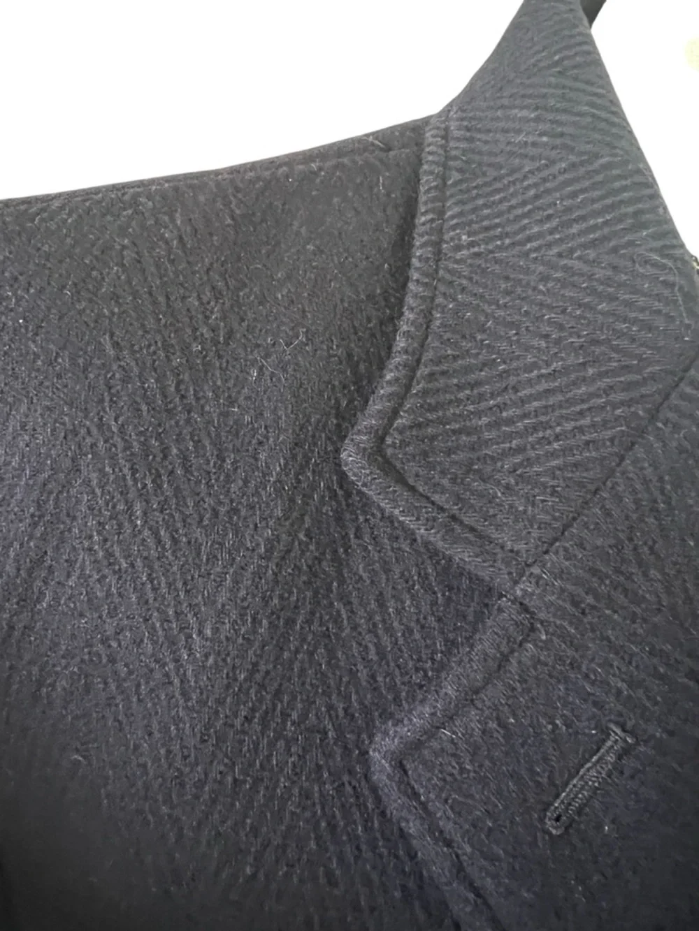 Ralph Lauren Lauren vintage wool cashmere blend size 12 equestrian herringbone - Picture 2 of 9